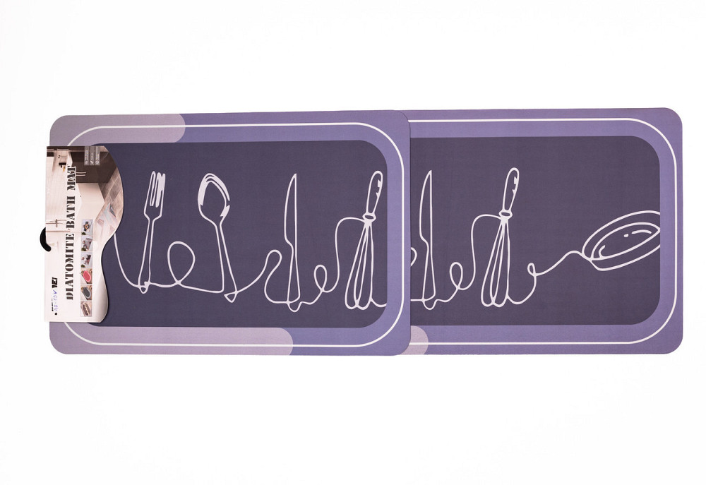 Набор кухонных ковриков 2 шт влагостойкие для пола HP-42-13V Киев - изображение 3