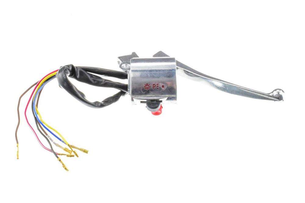 Блок кнопок керма (правий) мопед Дельта (хром) Мукачево - фото 1