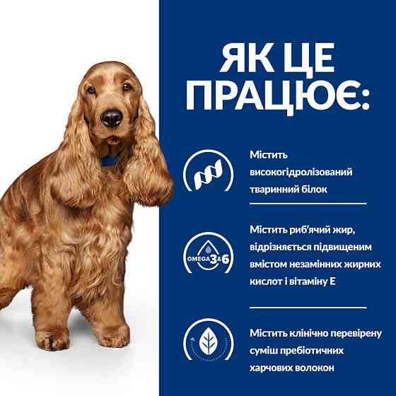 Hills Prescription Diet Canine Z/D (Хілс З/Д) корм для собак із харчовою алергією Запоріжжя