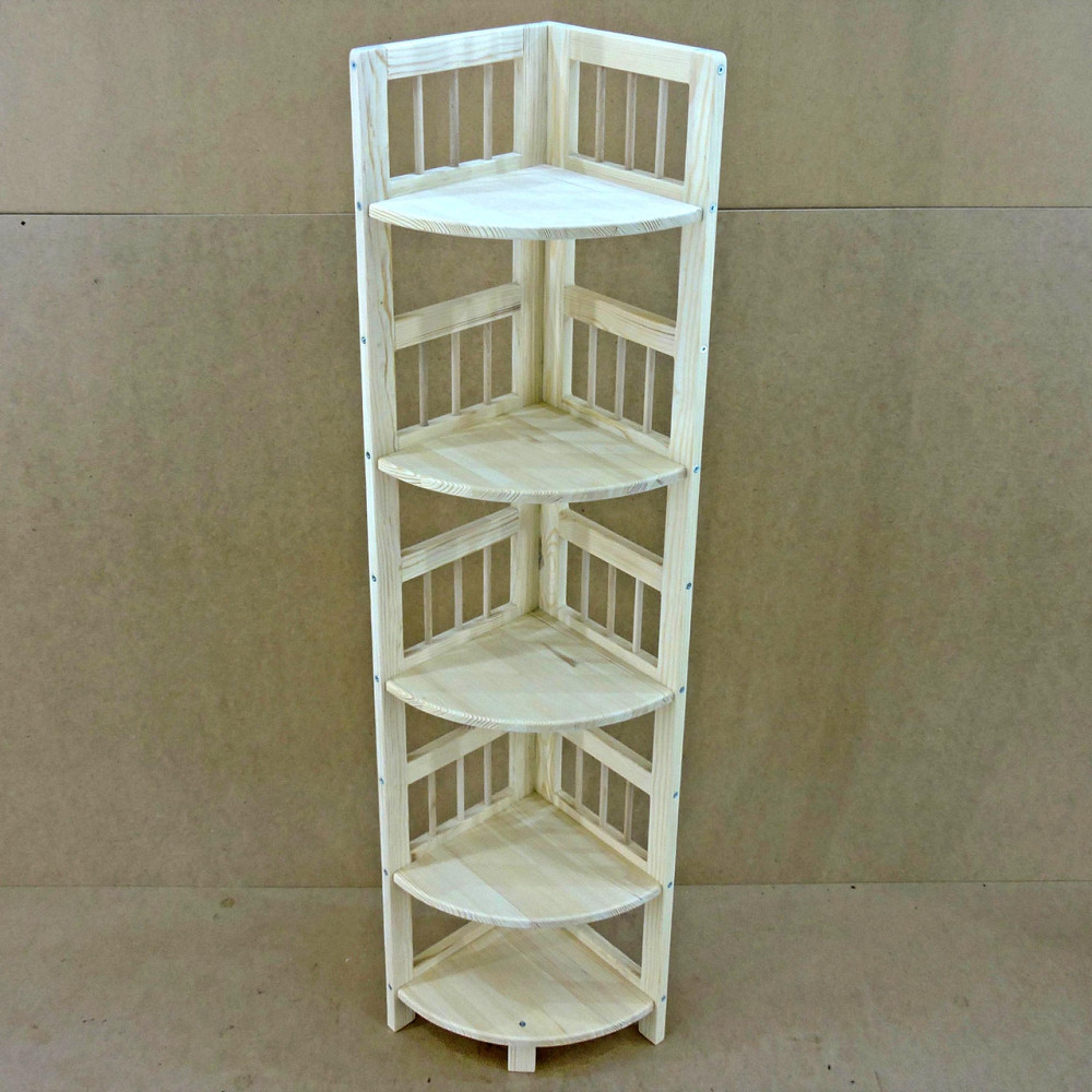 Стеллаж угловой для ванной 