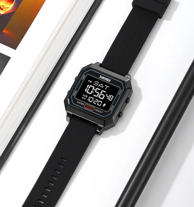 Часы мужские спортивные наручные Skmei 2150 Черный Винница - изображение 5