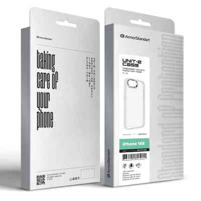 Чохол до мобільного телефона Armorstandart UNIT2 Apple iPhone 16e Matte Clear (ARM83855) Вінниця