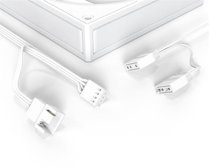 Вентилятор ID-Cooling AF-127-ARGB-W Trio Білий Харьков - изображение 5