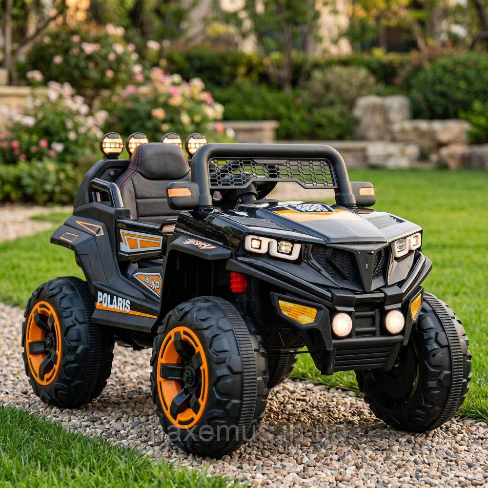 Детский электромобиль багги 4х4 Spoko SP-V50 Черный (4 мотора, аккумулятор 12V7Ah, USB, функция качания) для детей до 5 лет Мостиска - изображение 5
