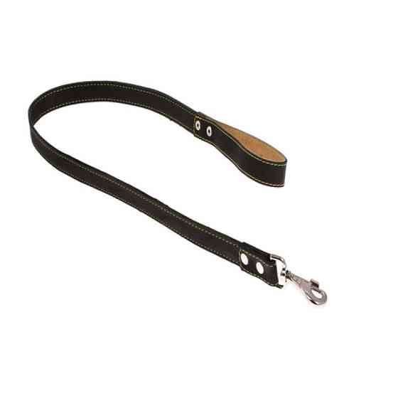 7531 Повідець 12мм"КЛАСИК" шкіряний прострочений подвійний (1.15 м) Вінниця