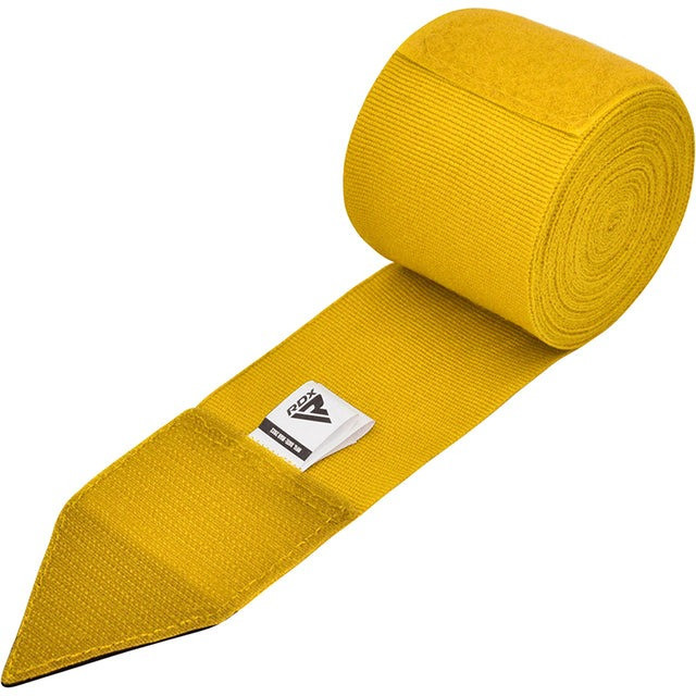 Бинти для боксу RDX WX Professional Boxing Hand Wraps Yellow (4.5м.) Каменское - изображение 3