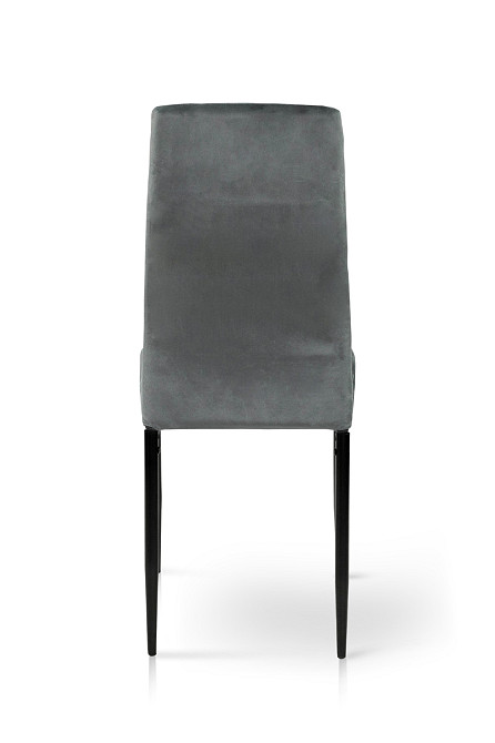 Стілець Айс, чорний/велюр сірий Киев - изображение 4