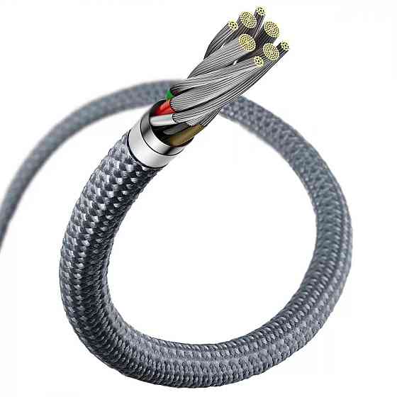 Кабель Type-C - Lightning Baseus Dynamic Series для швидкого заряджання та передачі даних 20W 1m Slate Gray CALD000016 Одеса