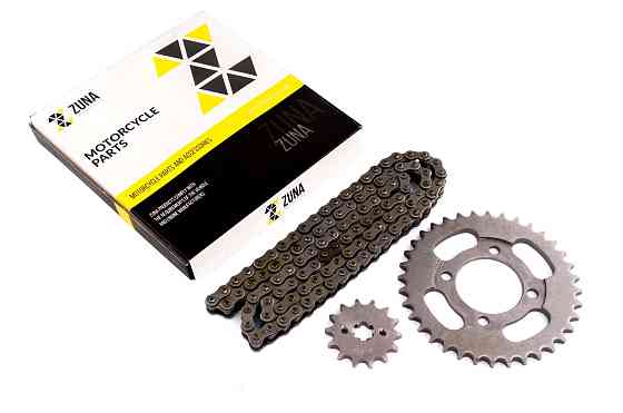 Зірки трансмісії (пара) Delta 428-14T + 428-36T (+ланцюг 108L) (сталь 20) ZUNA Київ