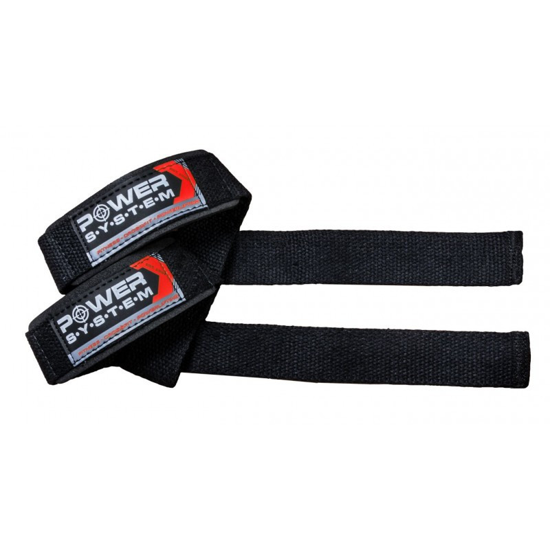 Лямки для тяги Power System PS-3400 Power Straps Black/Red Кам'янське - фото 6