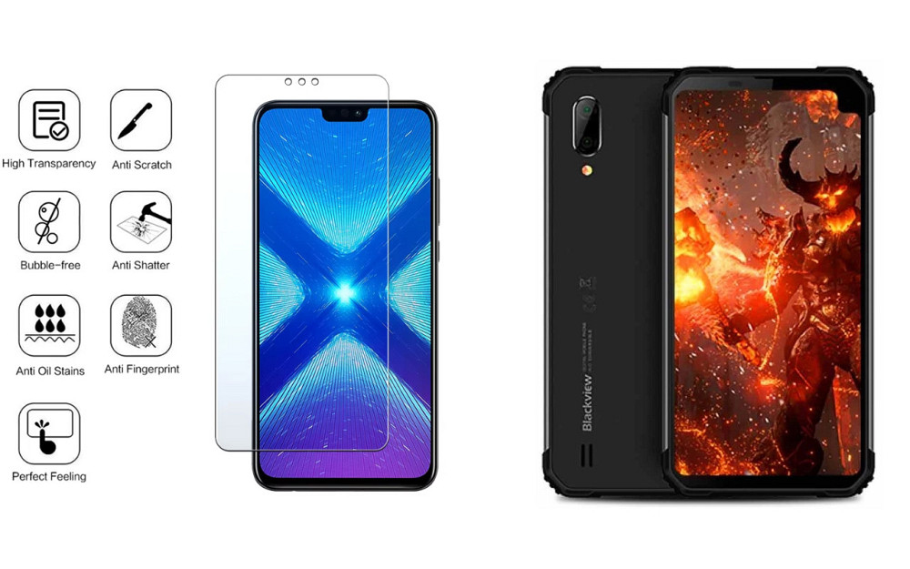 Защитное стекло NeoGlass для Blackview BV6100 – ультрапрозрачное и устойчивое Киев - изображение 4