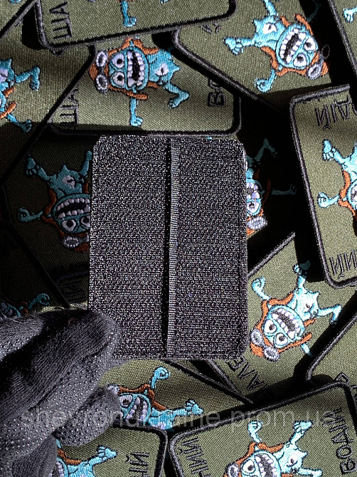 Шеврон ШАЛЕНИЙ ВОДІЙ (Форма прямокутна. На липучці) Розмір 8x5.5см Київ - фото 7