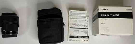 Объектив: Sigma 35mm . F/1.4 DG ( для Canon) Киев