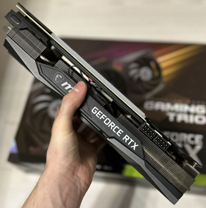 Видеокарта: RTX3070TI LHR на гарантии,MSI Gaming X Trio Киев - изображение 3