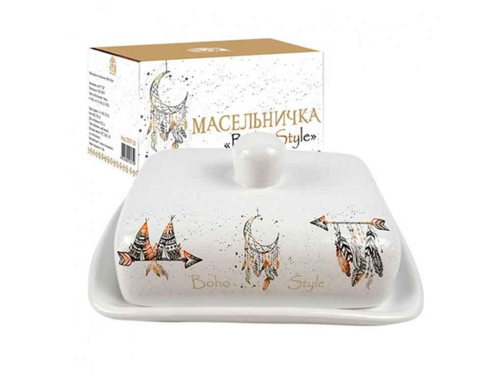 Маслянка 13x17x5,5 см 3397-20 Boho style ТМ SNT Київ - фото 1