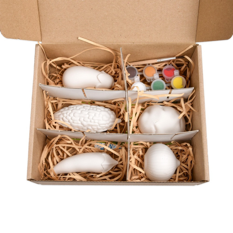 Набір для творчості Гіпсові розмальовки "Розфарбуй овочі" 31000 Вінниця - фото 4