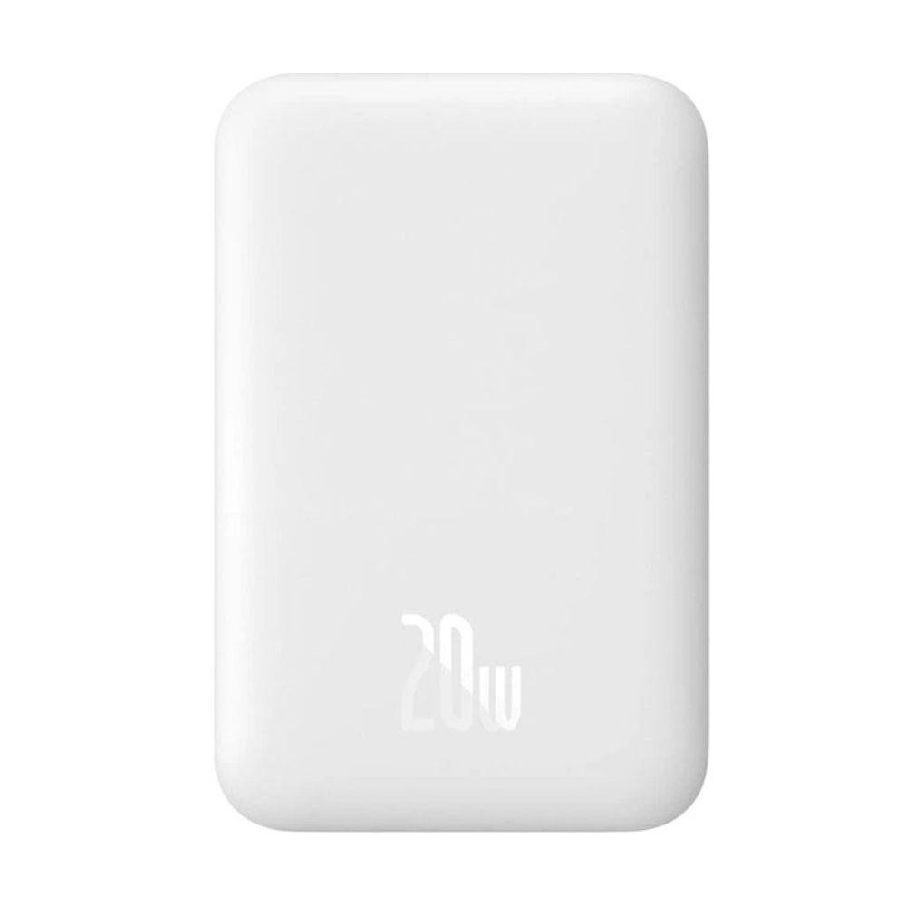 Зовнішній акумулятор Baseus Magnetic Mini Air Wireless Fast Charge Power Bank 6000mAh 20W Stellar White（With Simple Series Київ - фото 3