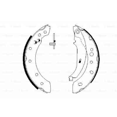 Гальмівні колодки Bosch 0 986 487 672 Вінниця