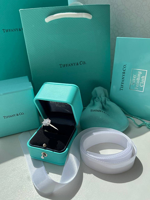 Tiffany / Тіффані подарункове паковання під кільце — коробочка, зовнішня коробочка, пакет, мішечок, протирка для срібла Одеса - фото 6