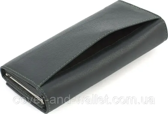 Женский кожаный кошелёк на магнитах красного цвета Marco Coverna MC 1411 Зеленый Киев