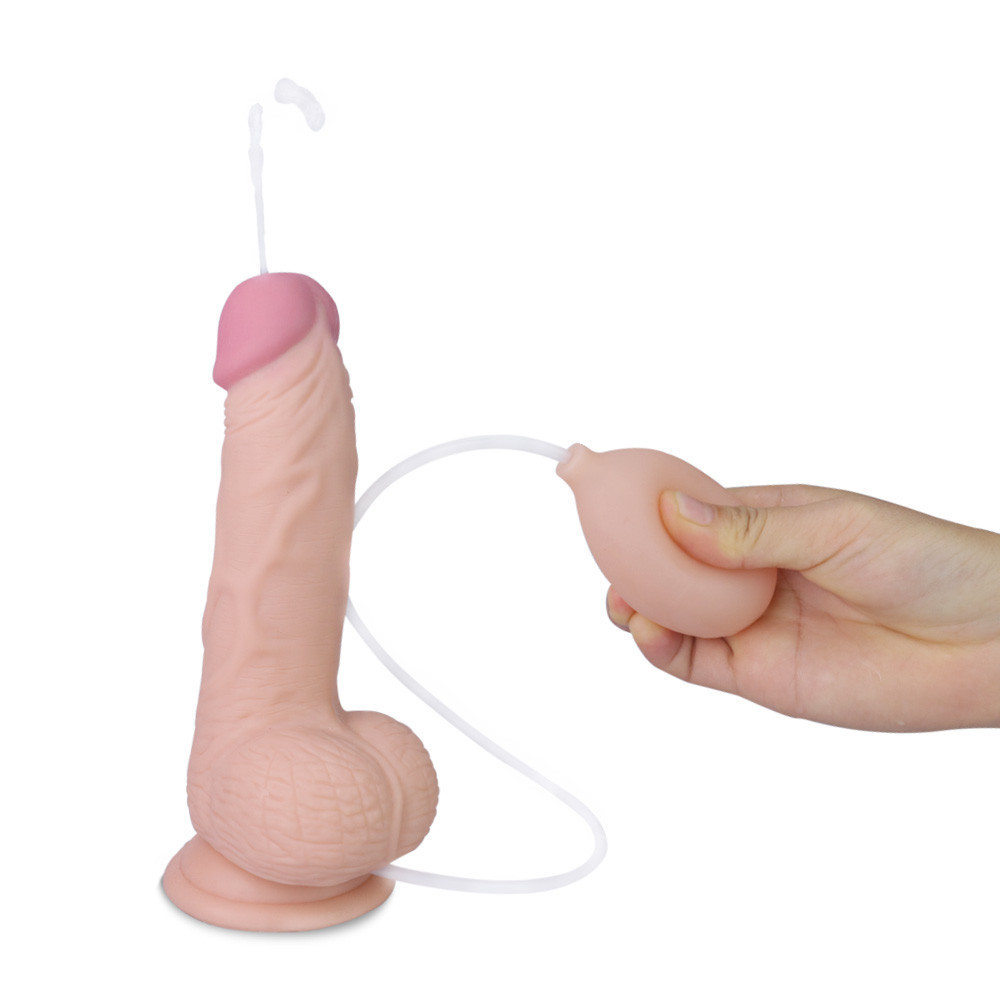 Фалоімітатор - Soft Ejaculation Cock With Ball 8" Sex Aura Київ - фото 5