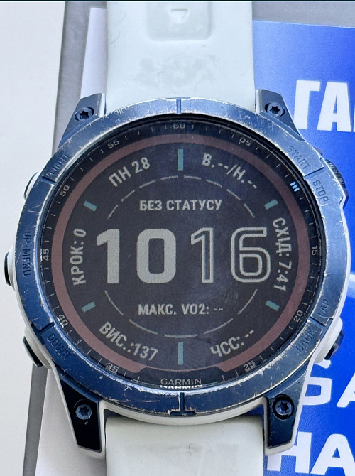 Смарт-Часи Garmin Fenix 7 Sapphire Solar Київ - фото 4