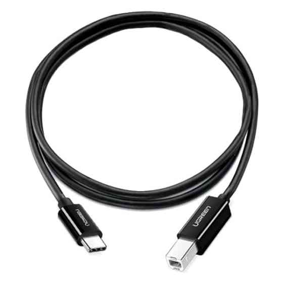 Кабель для принтера USB type C 2.0 - USB type B Ugreen US241 80811 (Чорний, 1м) Николаев