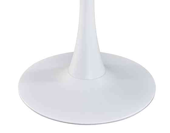 Стіл Опал (D=90), білий/кераміка білий Днепр