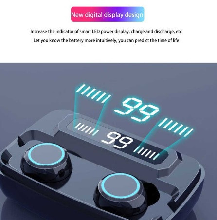 Навушники Bluetooth v5.0 Глибокий бас, бездротові з IPX7 водонепроникні Київ - фото 2