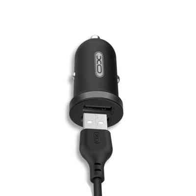 Зарядний пристрій XO 2xUSB 2.1A + cable USB to Micro 5P black (TZ08-M-BK) Вінниця