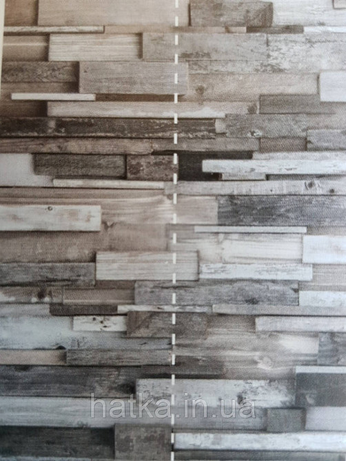 Обои виниловые Grandeco One roll one motif 2 EP6002 панно 3д лофт под камень песчаник серый молочный бежевый Киев - изображение 1