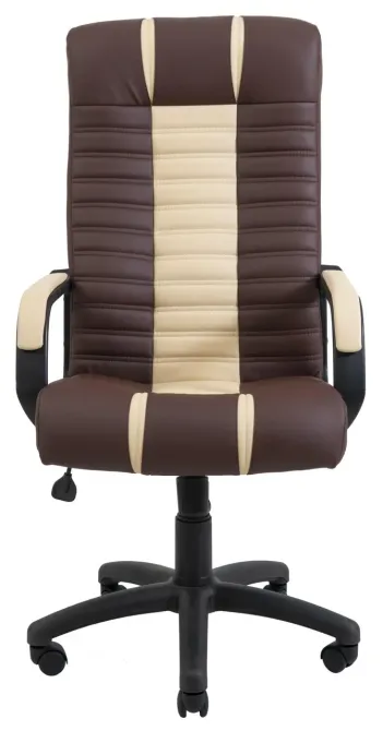 Офісне Крісло Керівника Richman Atlant Fly 2231-2207 Підлокітник Річ Пластік М3 MultiBlock Бежево-коричневий Київ - фото 2