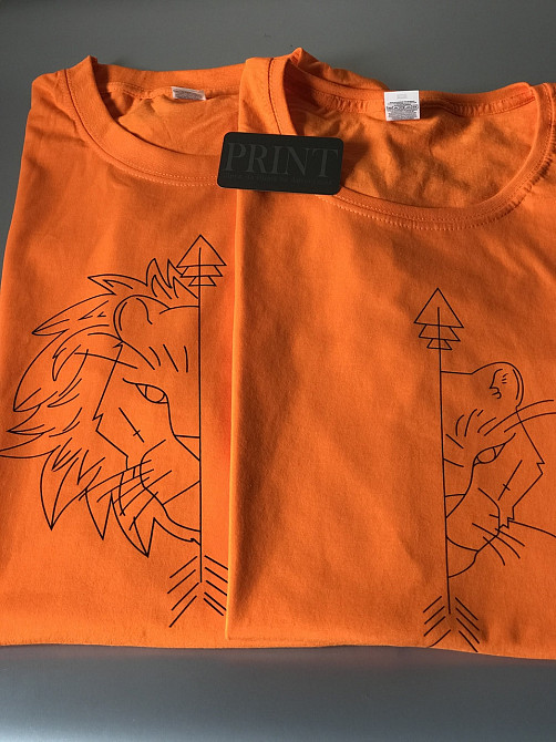 Парні футболки для хлопця та дівчини ЛЕВ/ЛЬВИЦЯ Чернівці - фото 4