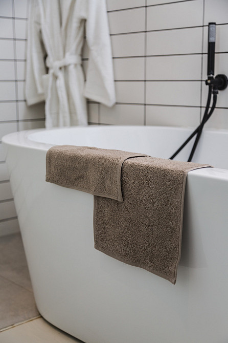 Ecotton Комплект рушників Ecotton 30х30 см махрові 6 шт. серветки для рук 380 г/м² коричневий B Коломыя - изображение 3