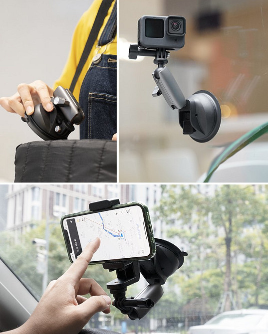 Присоска для камери телефону регульована 360° Telesin TE-SC-010 Київ - фото 2