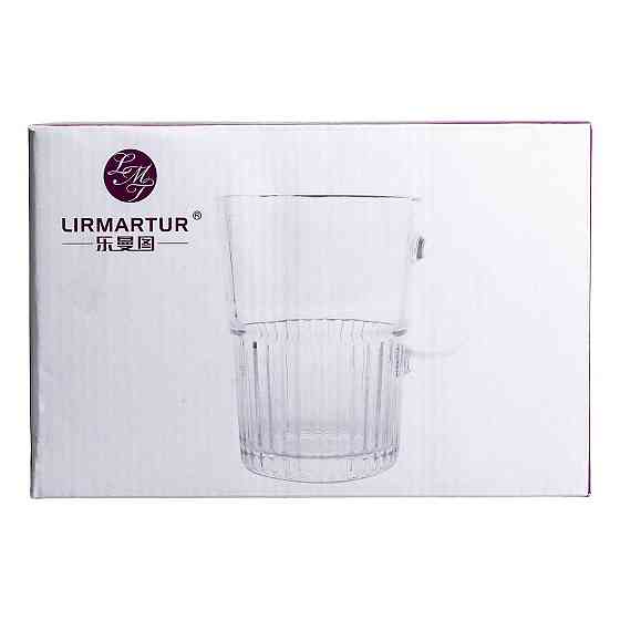 Набор чашек стеклянных 2 шт для чая и кофе 500 мл прозрачные HP-YH-70 Киев