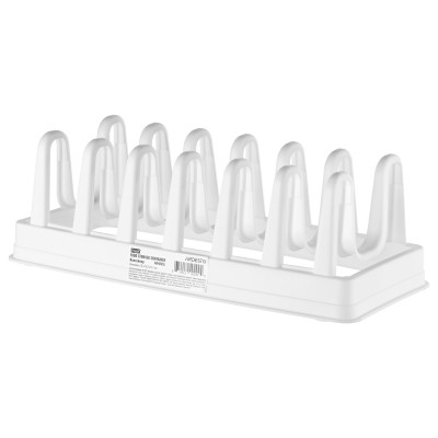 Аксесуар кухонний Ardesto Підставка для кришок, 35х15.2х11.7см, пластик, білий (AR4035L) Вінниця - фото 1