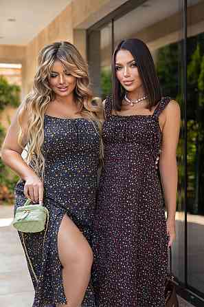 Летнее женское платье миди 