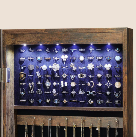 Дзеркало-шафа Leobert Kors з підсвіткою в стилі Loft коричневий Київ