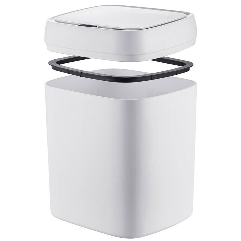 Відро для сміття сенсорне прямокутне Mixxus Wave-TC0212 White 12 л (колір білий) (MI8403)   ( 29658 ) Харків - фото 12