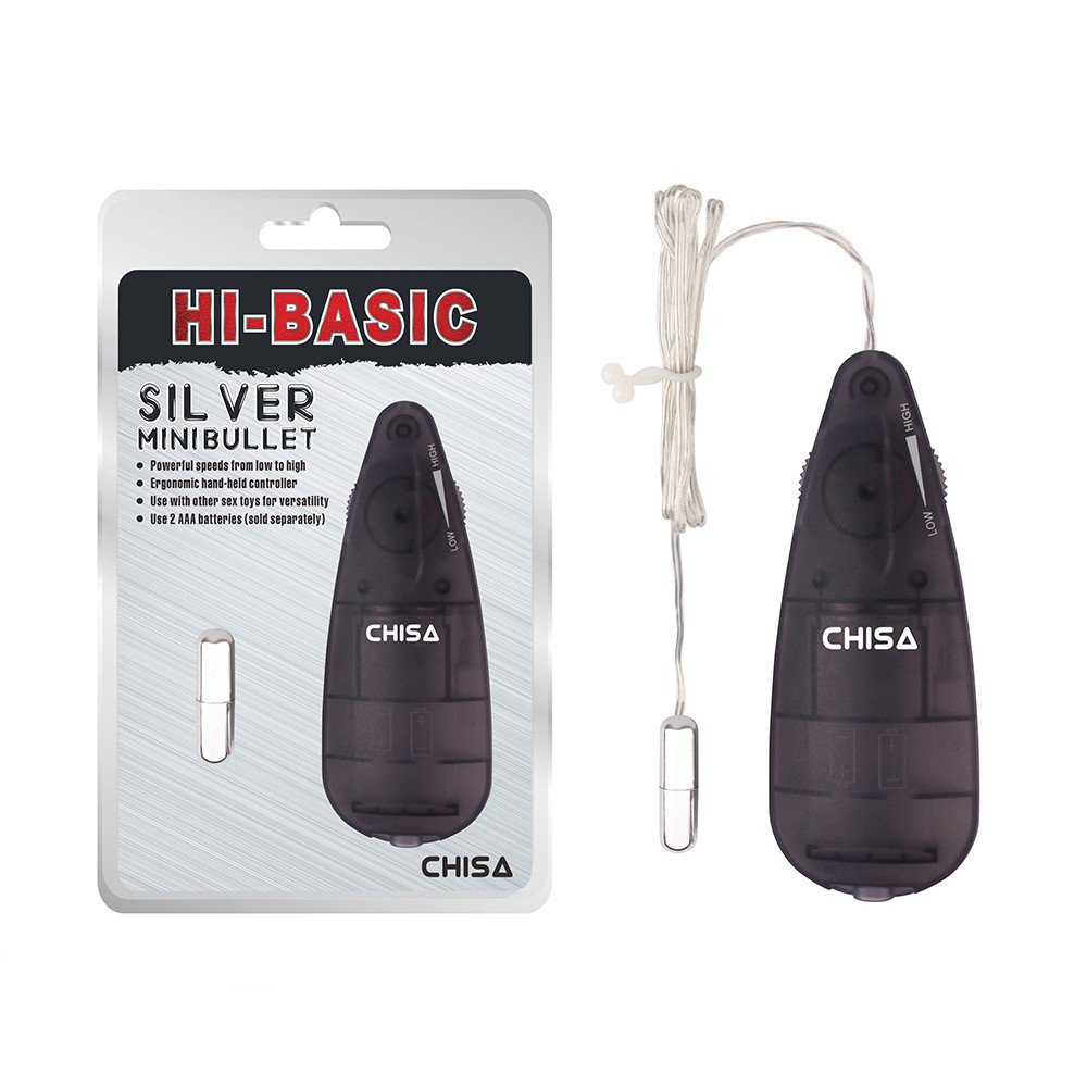 Вибропуля с пультом Chisa Hi-Basic Be Mine, серебряный Sex Aura Киев - изображение 1
