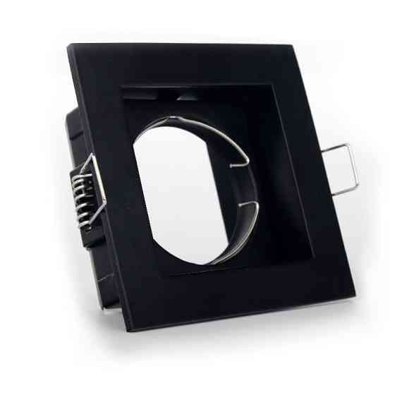 LED світильник стельовий модульний, кут повороту   45°, чорний Дніпро