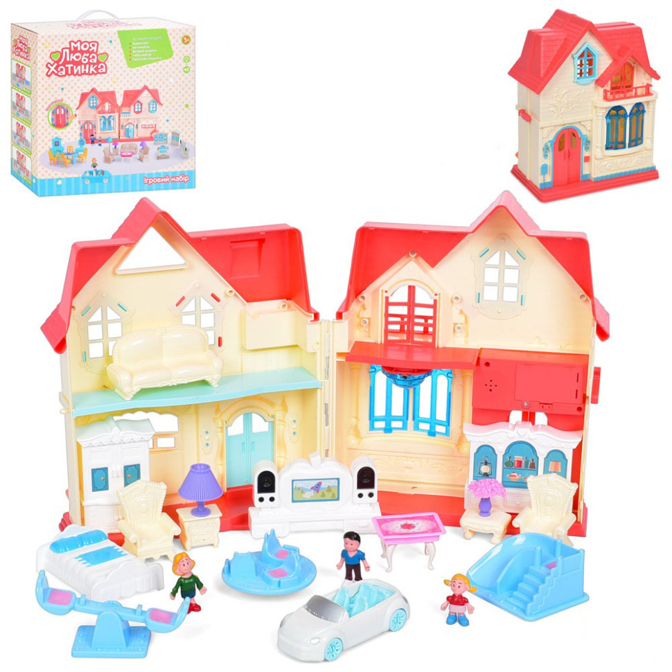 Дитячий ігровий будиночок "Мій улюблений будиночок" WD-932C, меблі, звук, світло Вінниця - фото 1