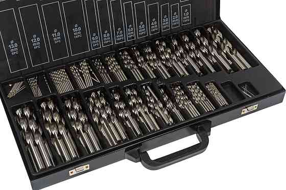 Набір свердел для металу 230 предметів у кейсі Rockforce RF-924U230 Одеса