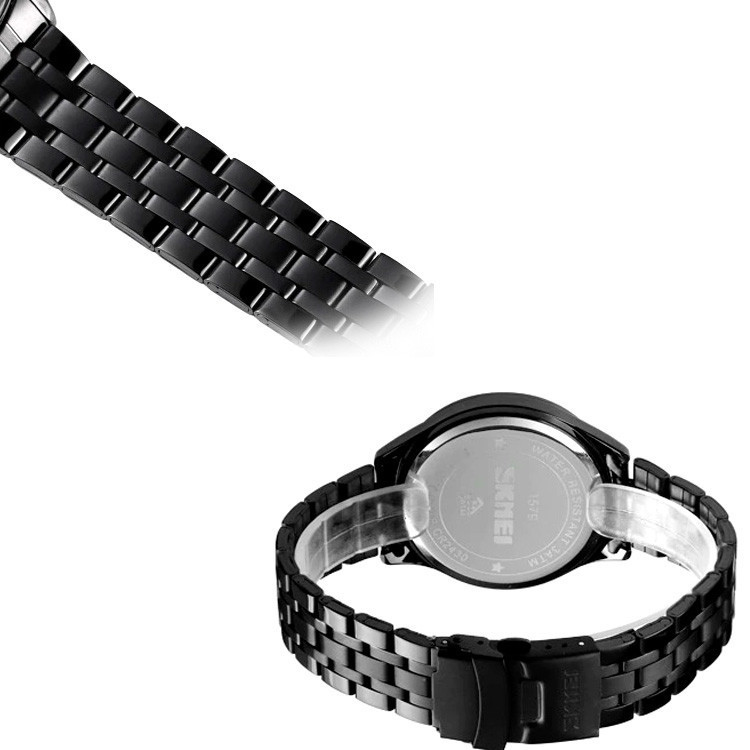 Мужские наручные светодиодные часы Skmei 1579 light (Черные) Винница - изображение 10