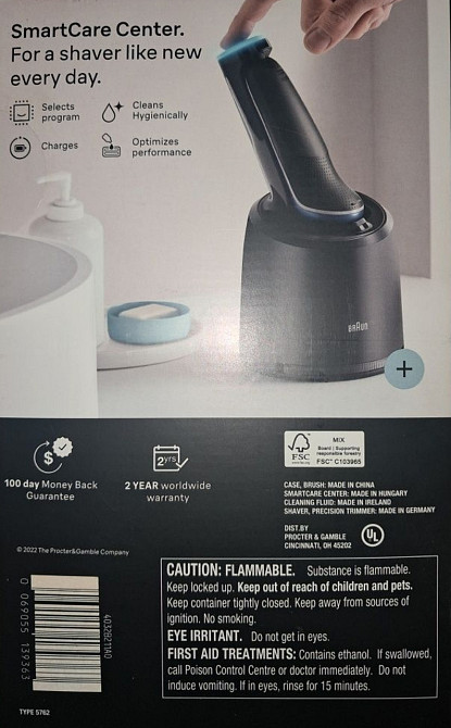 Електробритва Braun Series 6 зі Smart Care Center Original Київ - фото 3