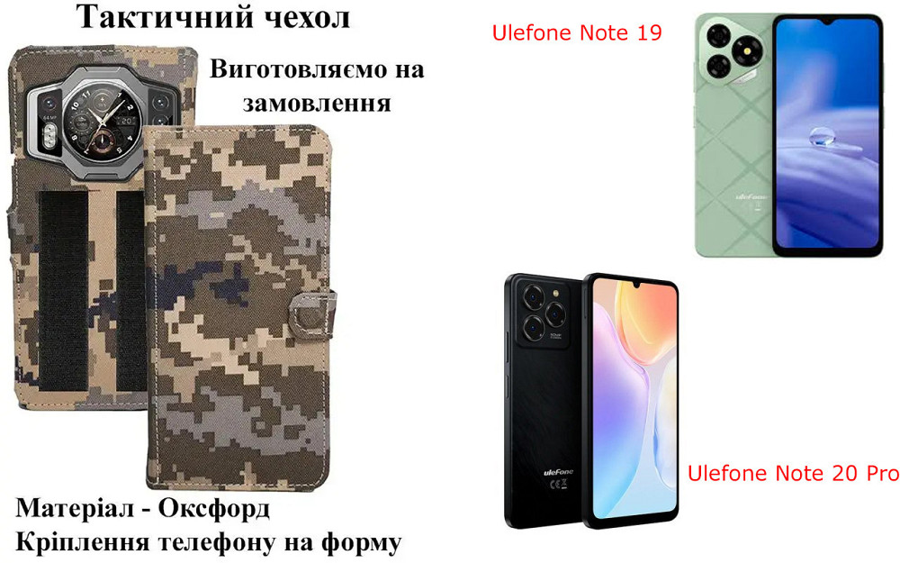 Тактический чехол для Samsung Galaxy A25, Galaxy A25 5G, крепится к снаряжению на липучке Киев - изображение 1