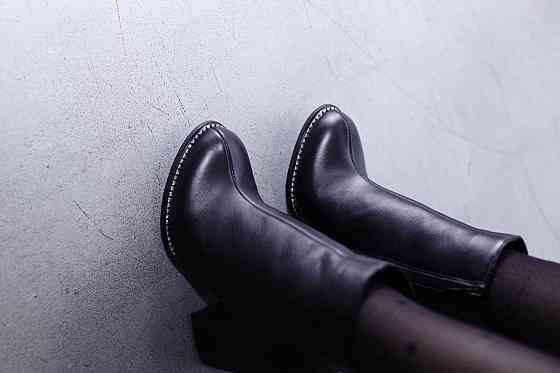 SANTINI Черевики жіночі SANTINI чорні натуральна шкіра висота 11см каблук 10см (953652-11) 35-4 Коломия