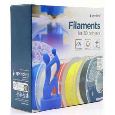 Пластик для 3D-принтера Gembird ABS High Speed, 1.75 мм, 1kg, white (3DP-ABS1.75HY-01-W) Винница