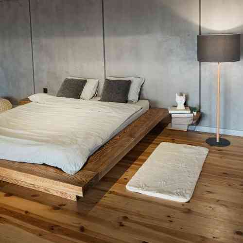 Килимок для підлоги з еко-хутра ТМ Dariana Elegant 75*150 см ванільно-бежевий Житомир